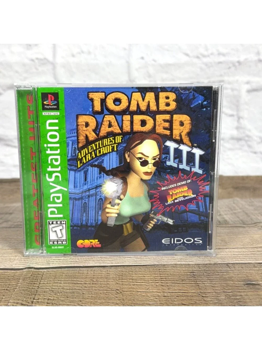 Vintage Tomb Raider III Adventure Lara Croft PlayStation PS1 Video Manual Tested
